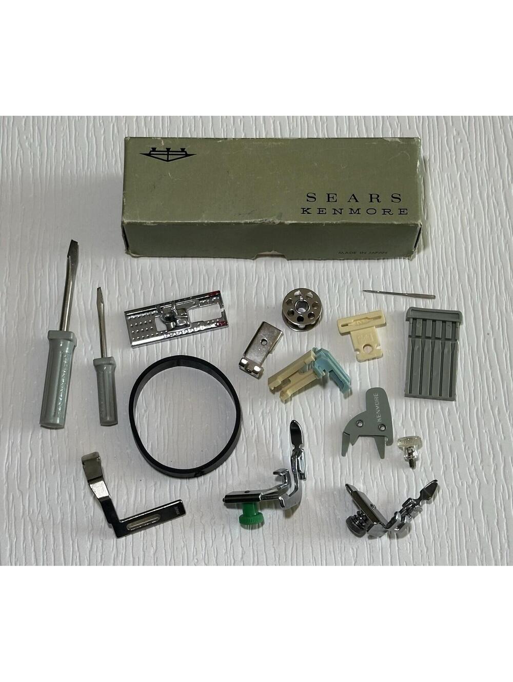 Sears Kenmore Sewing Machine Misc. Parts in box
